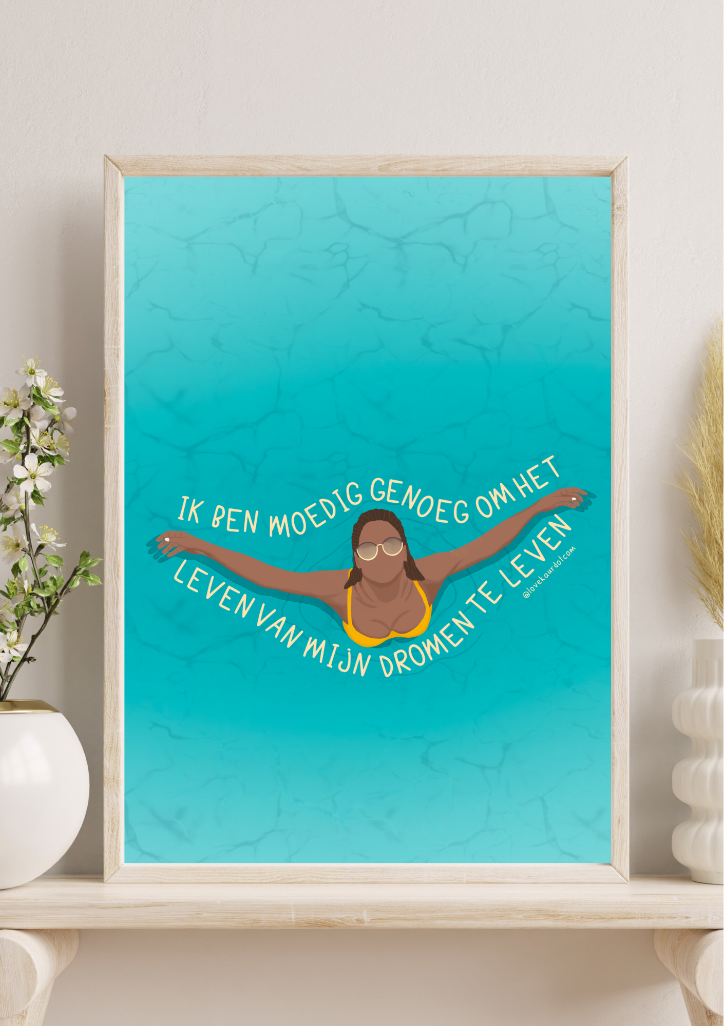 I am Courageous Enough- A4 Print