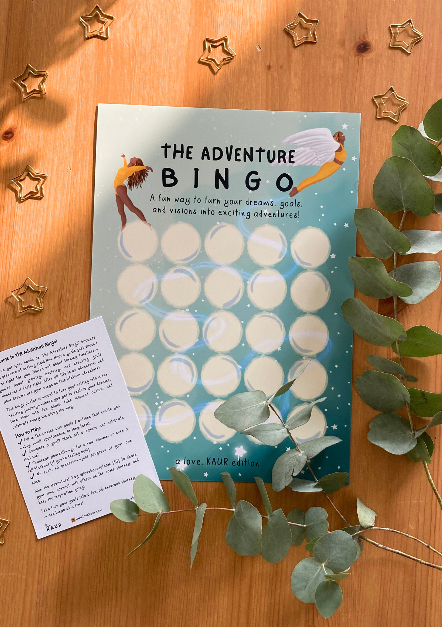 The Adventure Bingo Poster