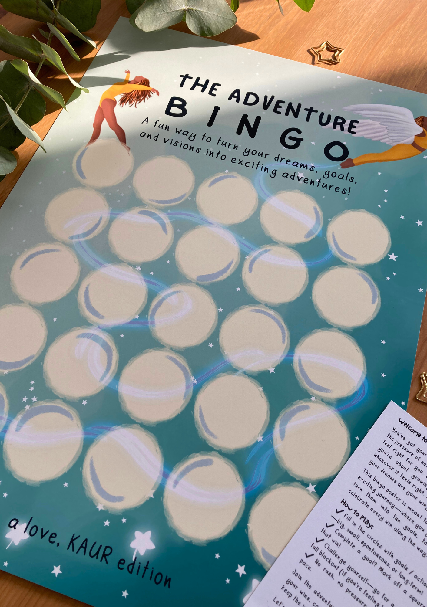The Adventure Bingo Poster
