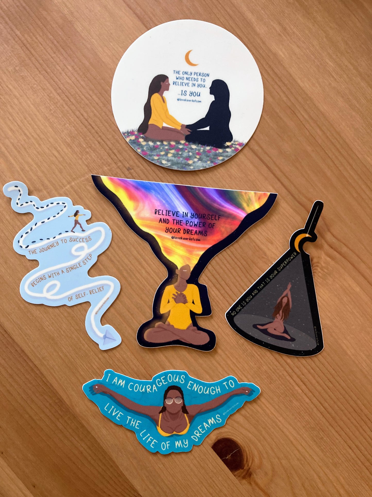 Set of 5 Stickers