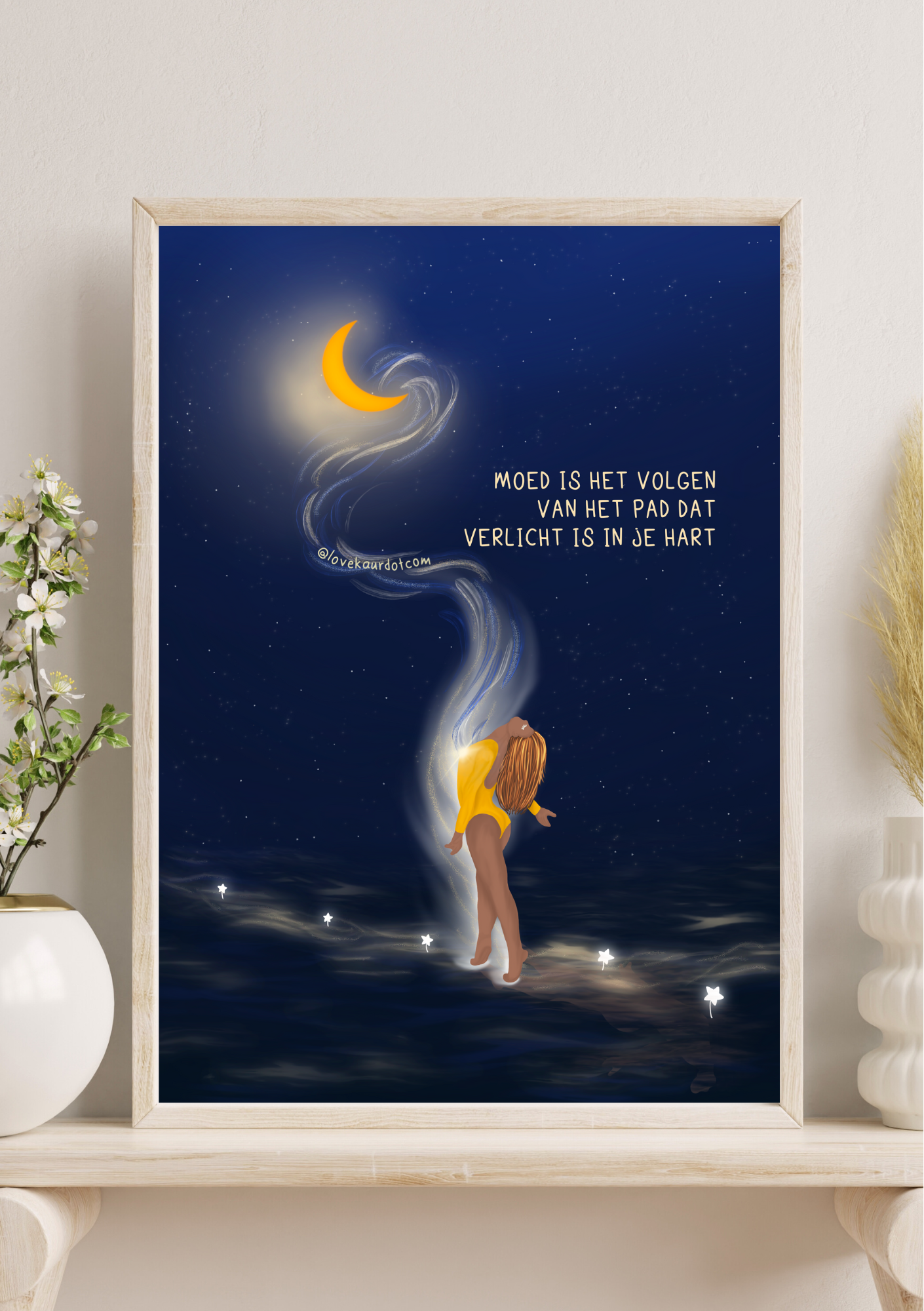 Courage Is Following The Path - A4 Print