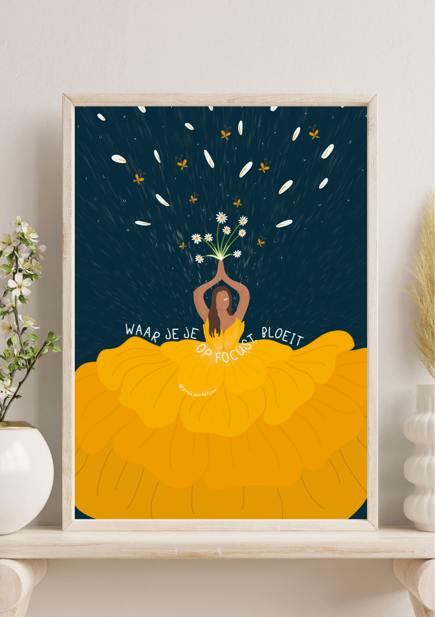 What You Focus On, Blooms - A4 Print