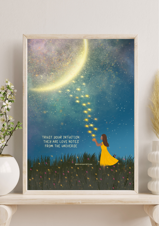 Trust Your Intuition - A4 Print