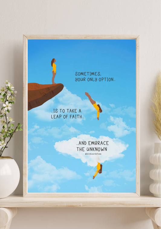 Sometimes, Your Only Option - A4 Prints