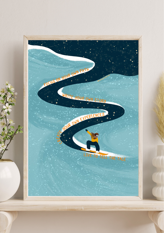 Focus On Your Own Path - A4 Print