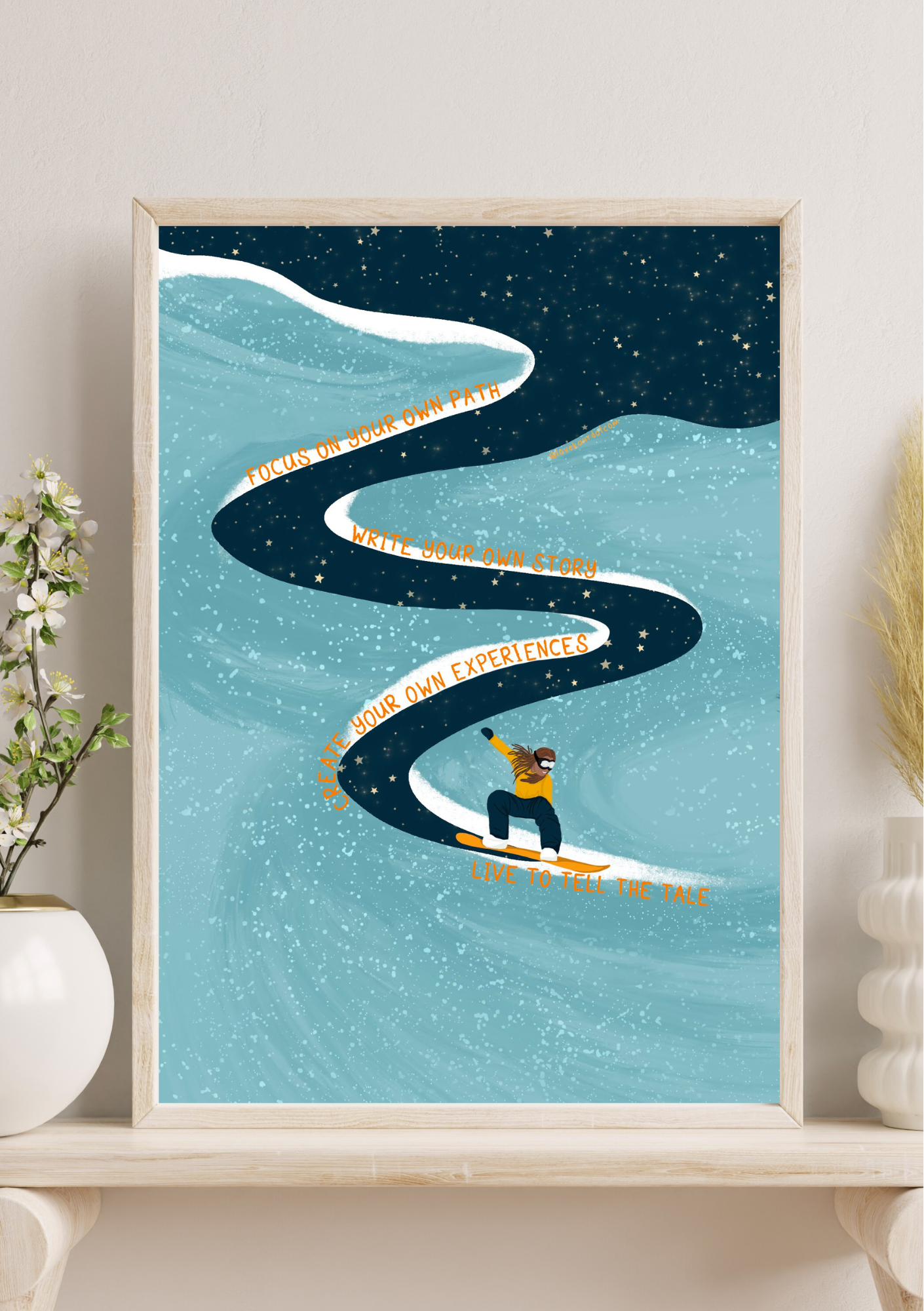 Focus On Your Own Path - A4 Print
