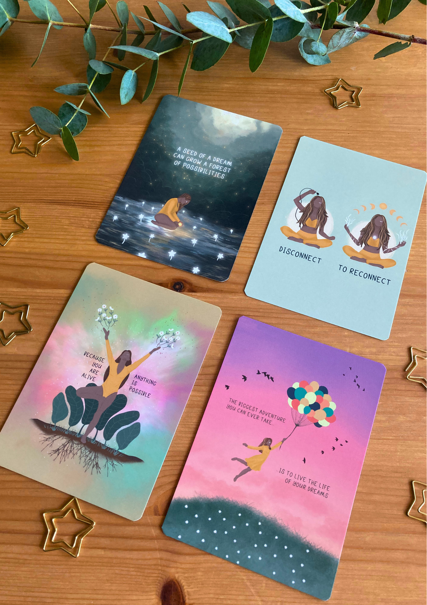 'Dear Dreamer...For The Brave Wings You're Growing' Card Deck