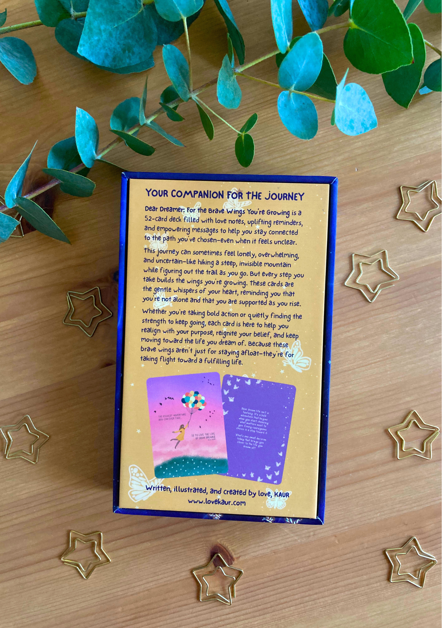 'Dear Dreamer...For The Brave Wings You're Growing' Card Deck