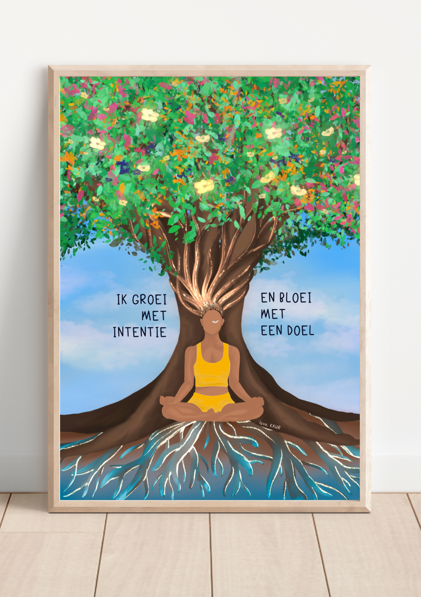 I Am Growing With Intention And Blooming With Purpose