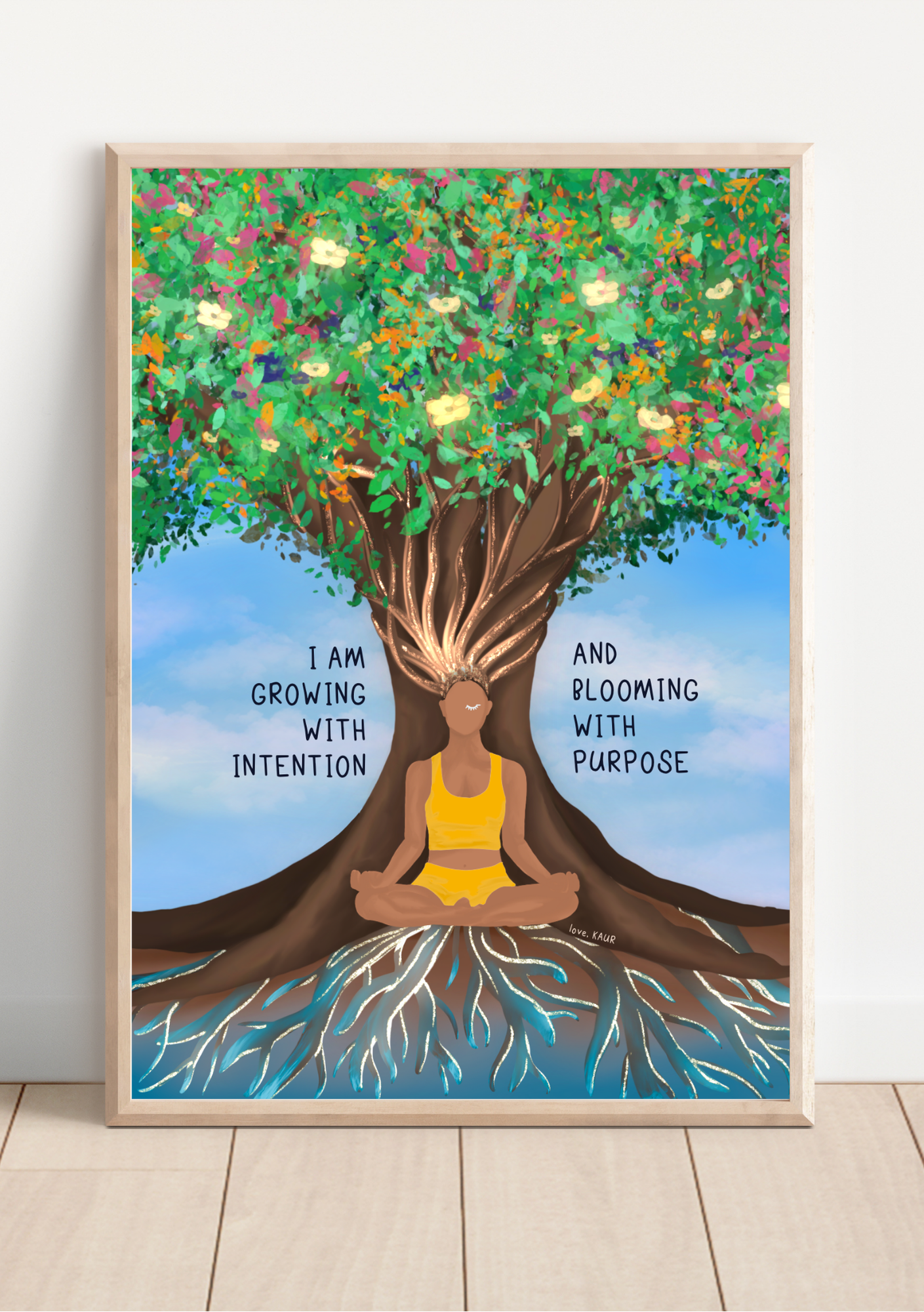 I Am Growing With Intention And Blooming With Purpose